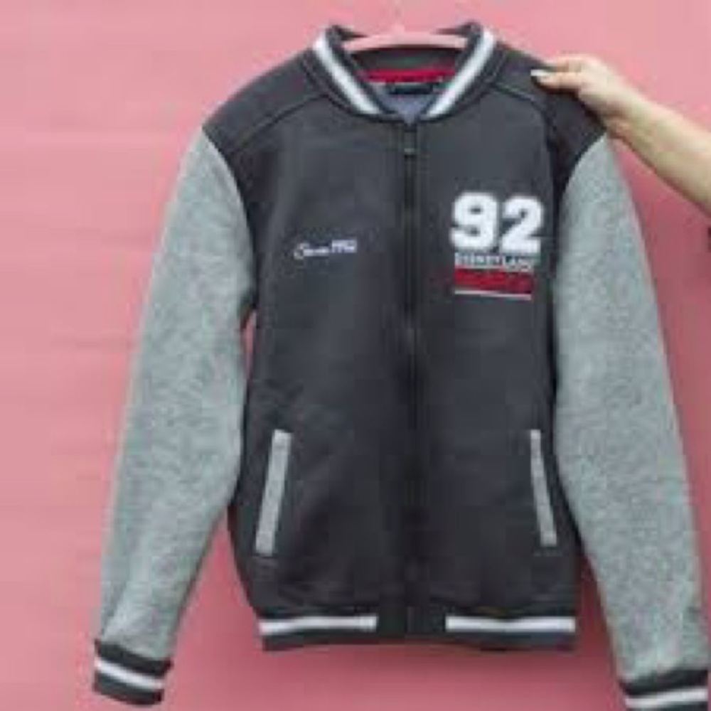 Disneyland Paris 1992 Grey Varsity Jacket Size Large - Rare & Unique